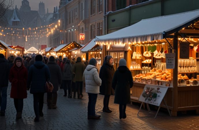 Świąteczny jarmark w Pradze, gdzie polski język rozbrzmiewa na każdym kroku